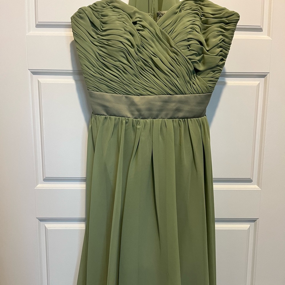Mori Lee Evening/bridesmaid dress in sage